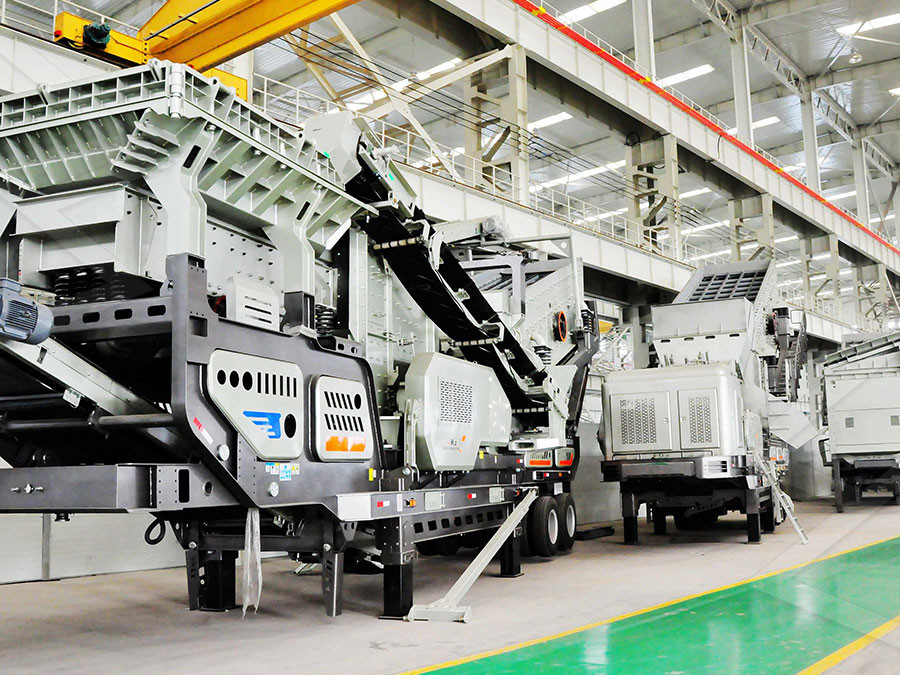 时产7001000吨钴橄榄石轮式移动制砂机  